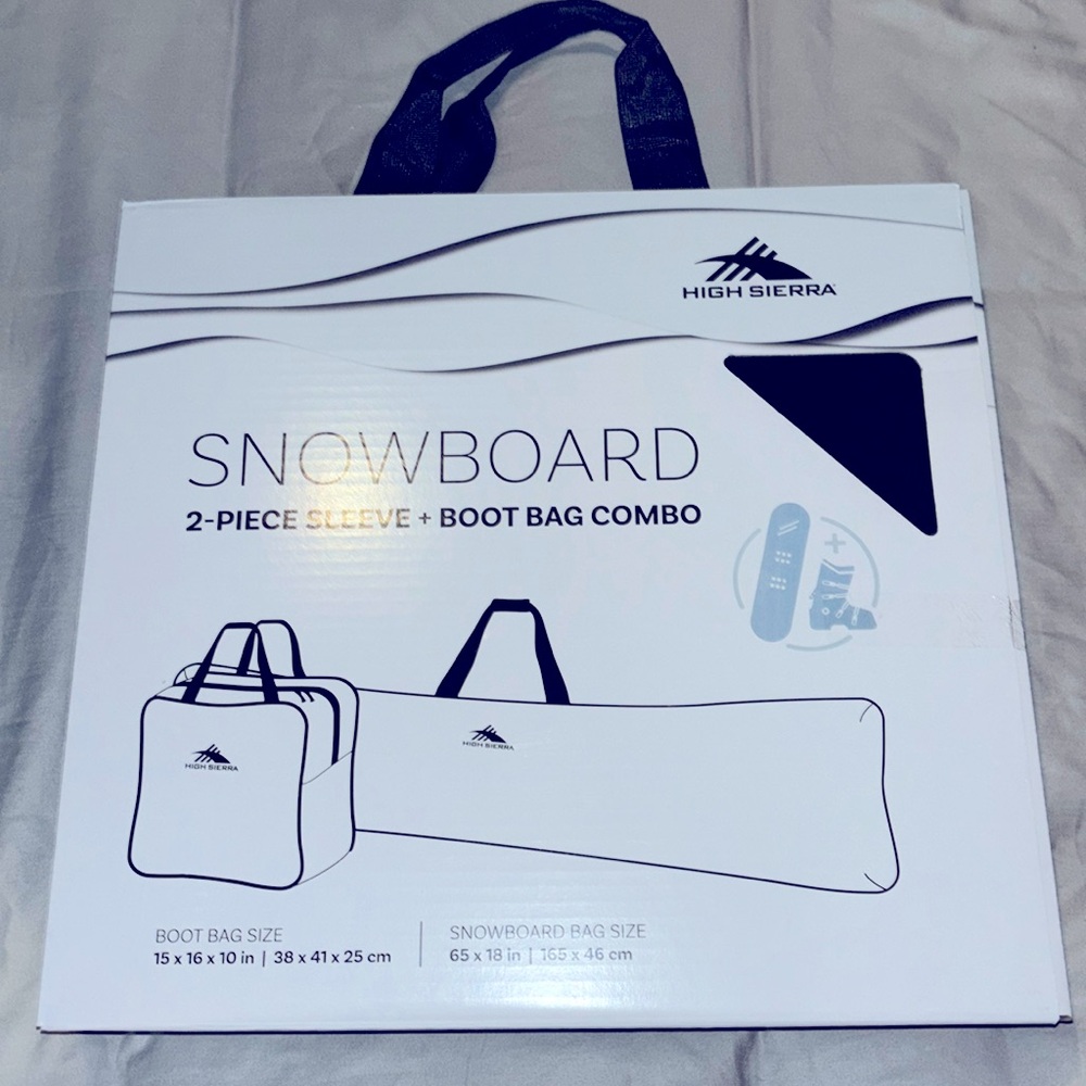 High Sierra Snowboard (2 pc sleeve) and Boot Bag Combo - Brand New in Box